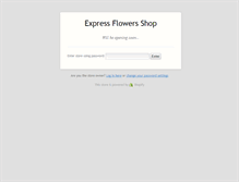 Tablet Screenshot of expressflowers.com